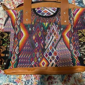 Nena and Co Weekender Convertible Leather Backpack